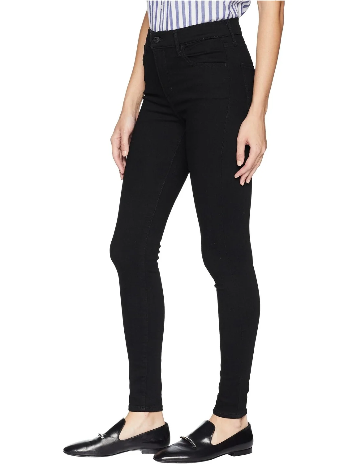 Джинсы Levi's Womens 720 High-Rise Super Skinny — изображение 2 из 4, черный