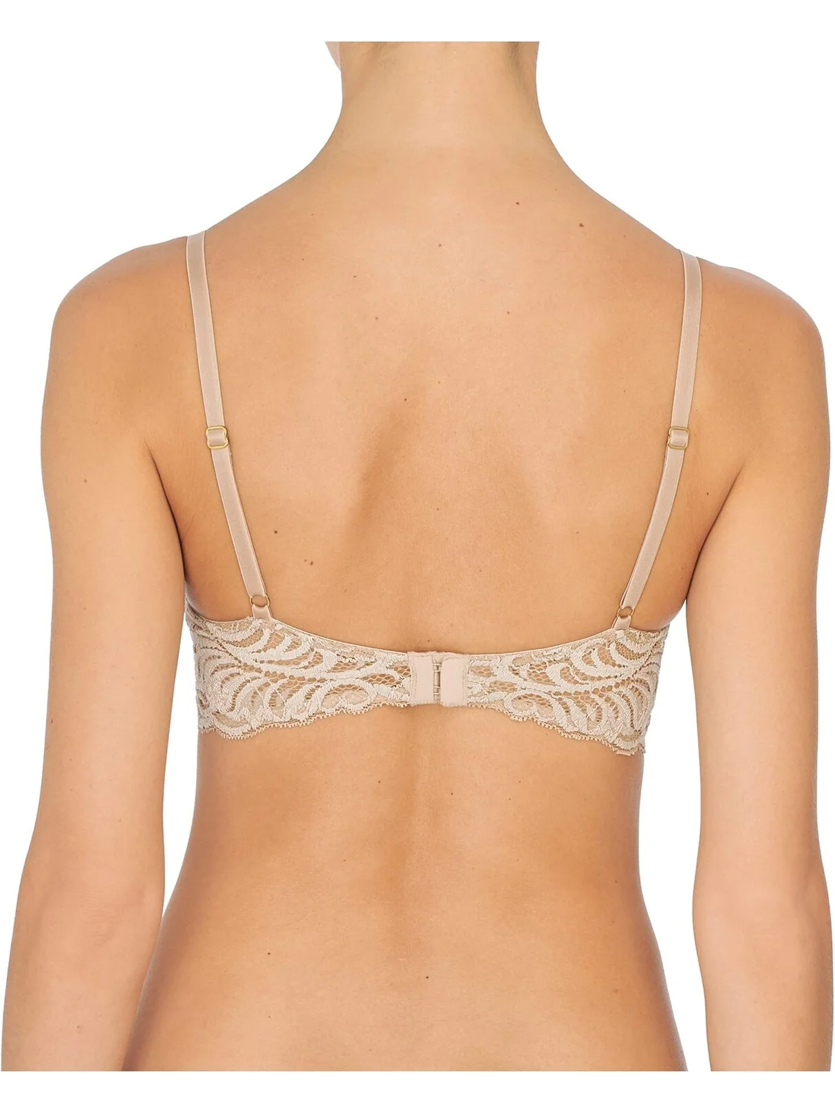 Бюстгальтер Feathers Contour с глубоким вырезом 730023 Natori — изображение 2 из 2, кофе