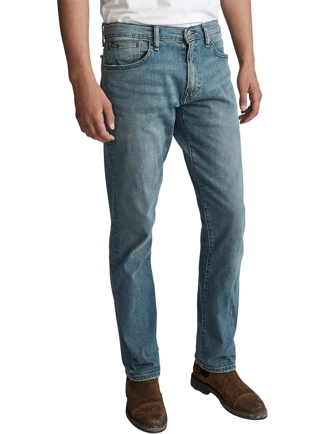 Джинсы Hampton Relaxed Straight Jean Polo Ralph Lauren, цвет Dixon Stretch — мульти