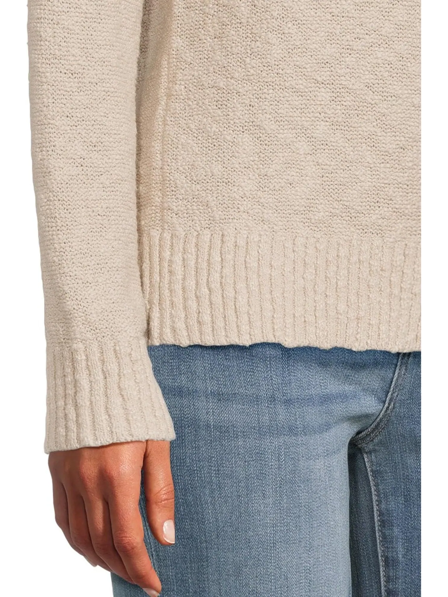 Свитер L.L.Bean Women's Midweight Cotton Slub Rollneck Pullover — изображение 4 из 5, берег