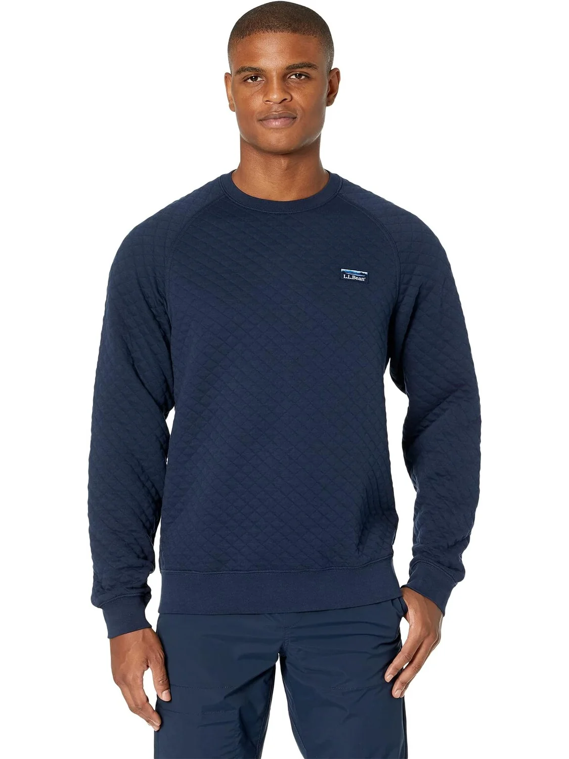 Толстовка Quilted Crew Neck Regular L.L.Bean