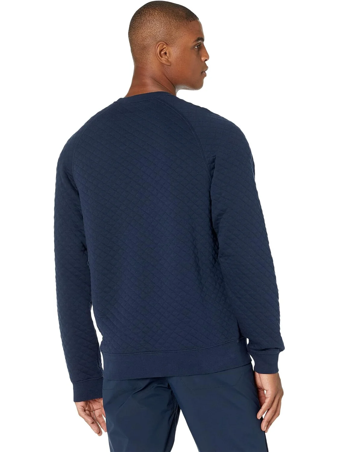 Толстовка Quilted Crew Neck Regular L.L.Bean — изображение 2 из 4, классический темно-синий