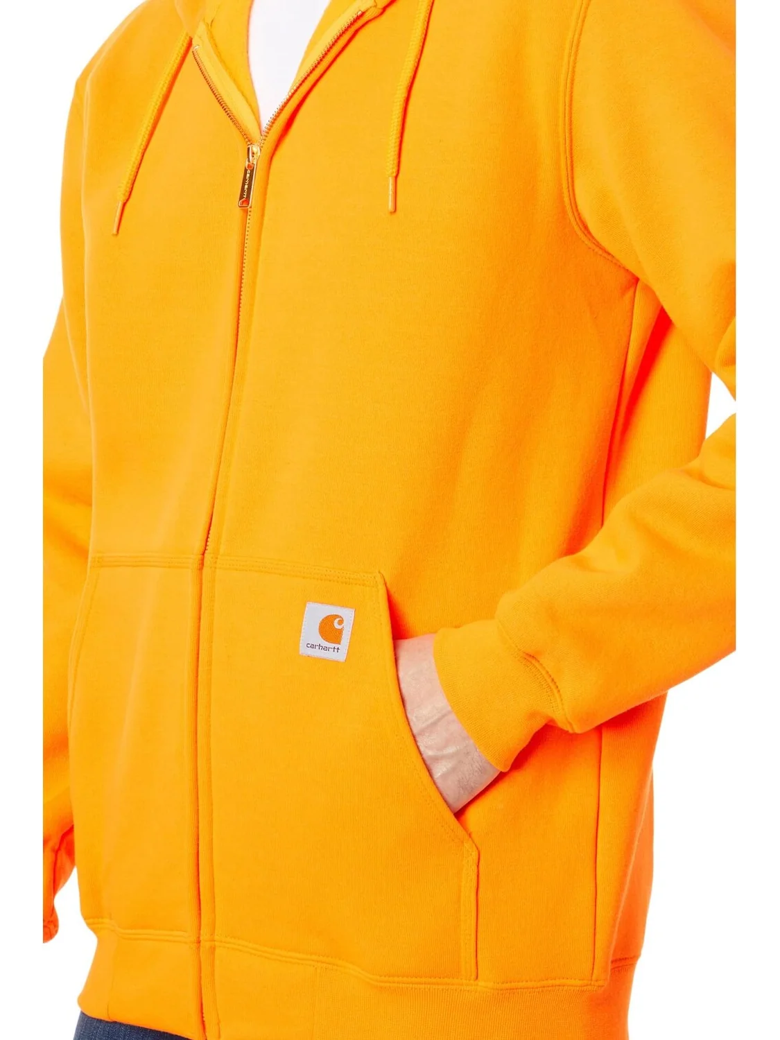 Толстовка MW с капюшоном на молнии спереди Carhartt — изображение 3 из 4, оранжевый
