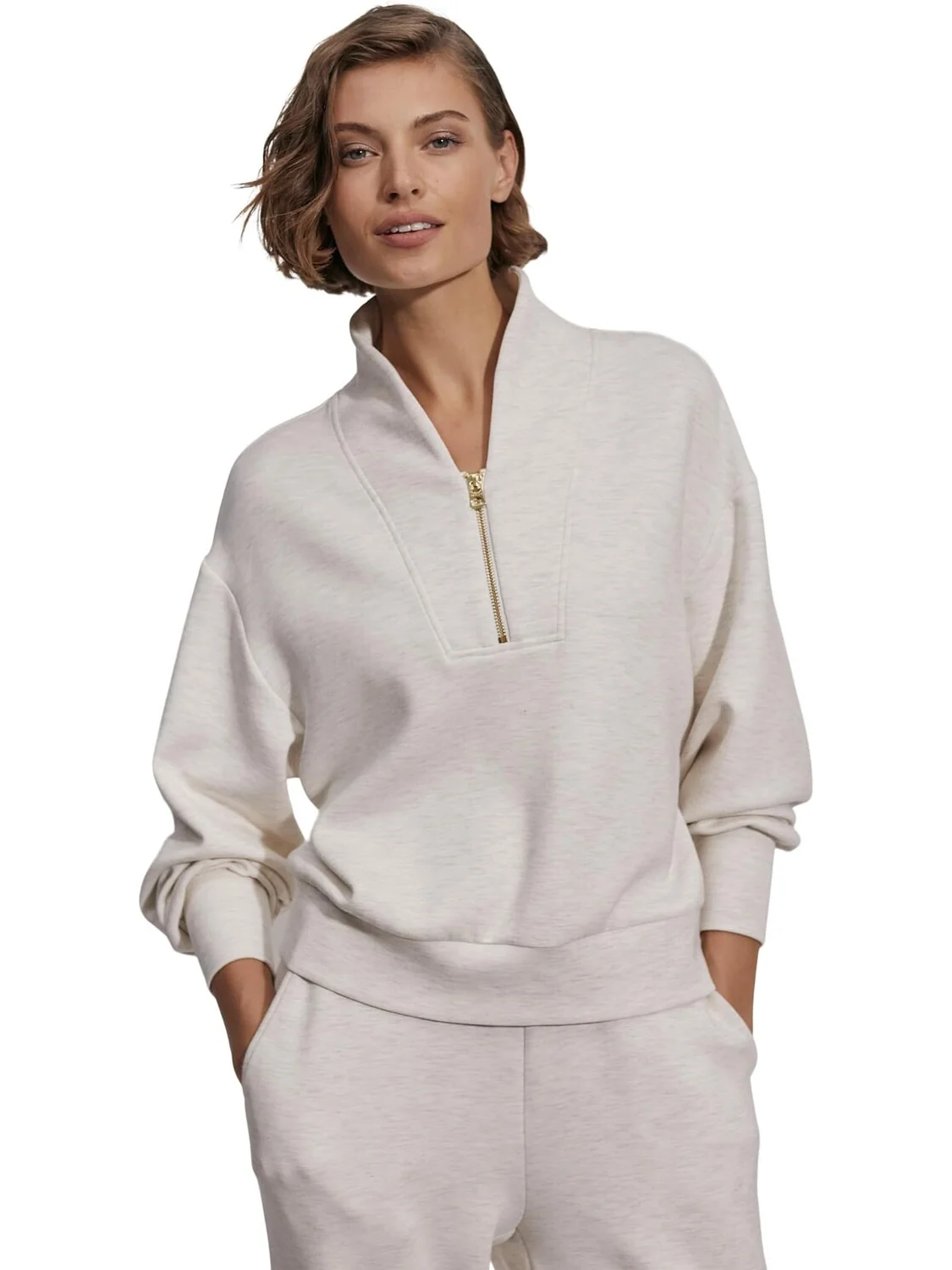 Толстовка Davidson Sweat Varley — изображение 1 из 4, слоновая кость