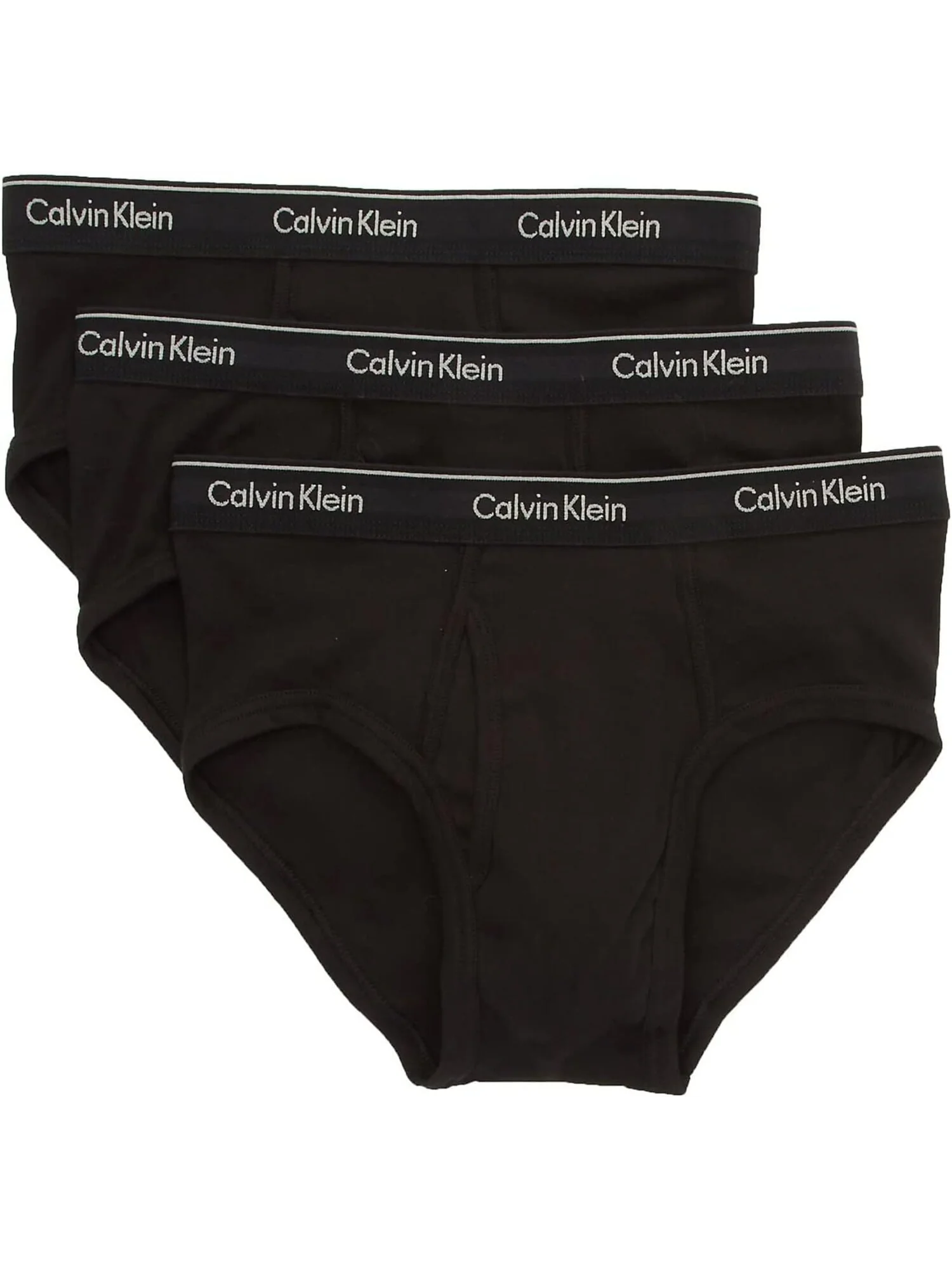 Комплект трусов Calvin Klein Cotton Classics, 3 предмета — изображение 1 из 1, черный