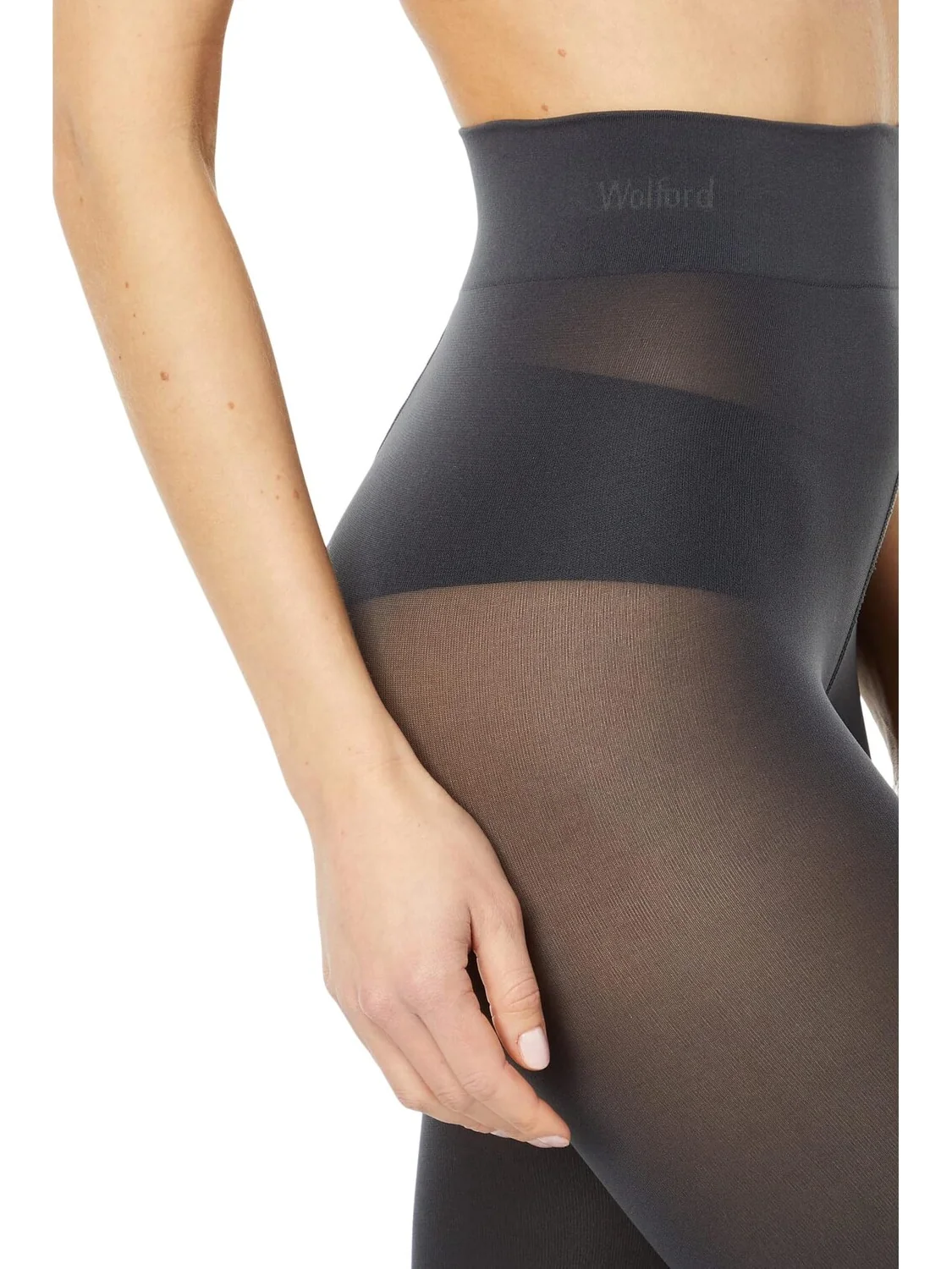 Бархатные колготки De Luxe 66 Wolford — изображение 3 из 3, серый