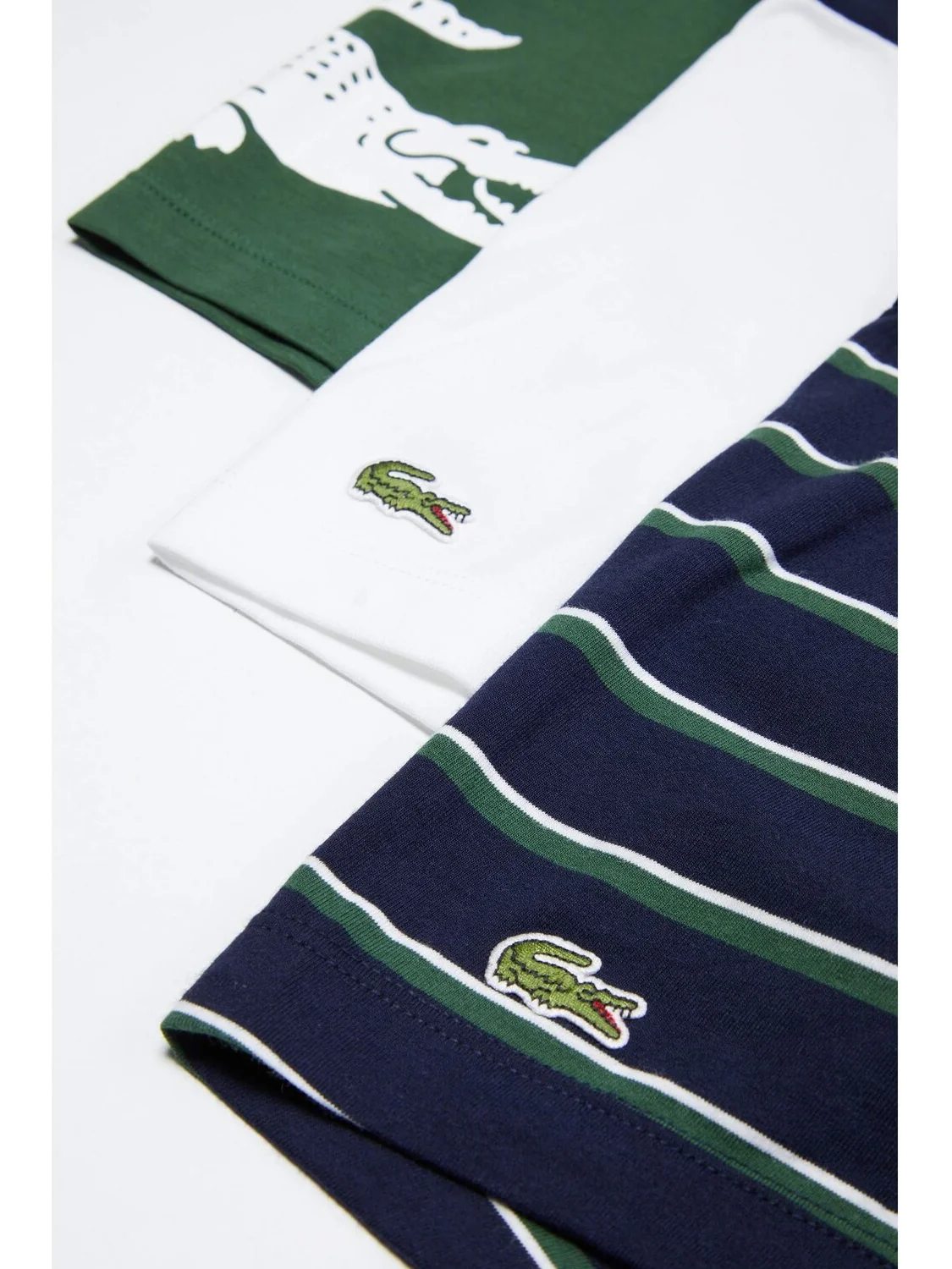 Трусы Trunks 3-Pack Big Croc On Side Lacoste — изображение 2 из 2, темно-синий синий/белый