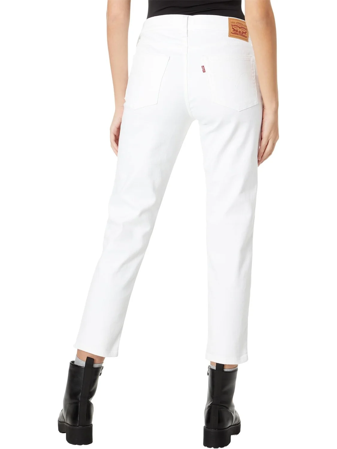 Джинсы Levi's Womens Mid-Rise Boyfriend — изображение 2 из 4, белый