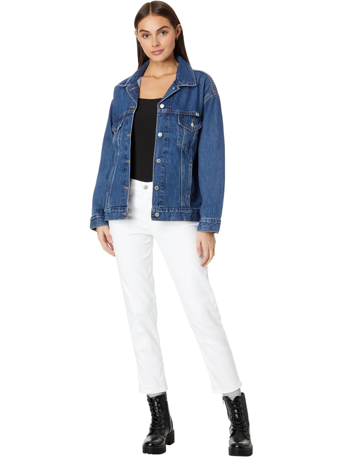 Джинсы Levi's Womens Mid-Rise Boyfriend — изображение 4 из 4, белый