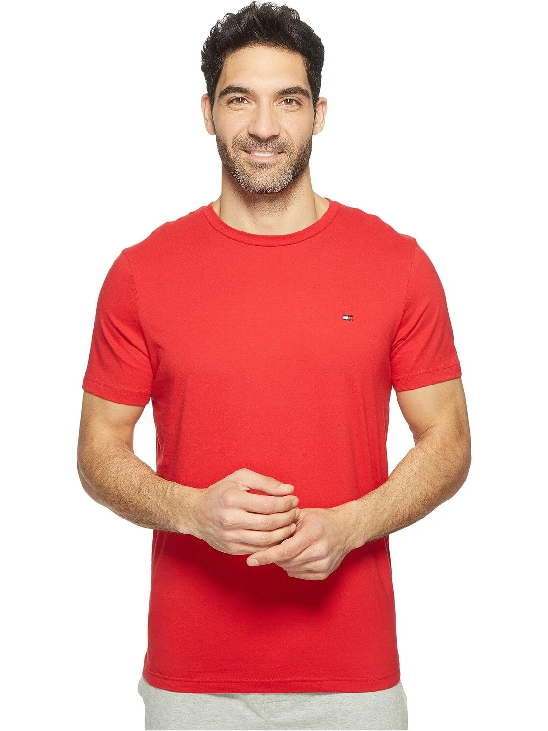 Футболка с коротким рукавом и круглым вырезом с флагом Core Tommy Hilfiger
