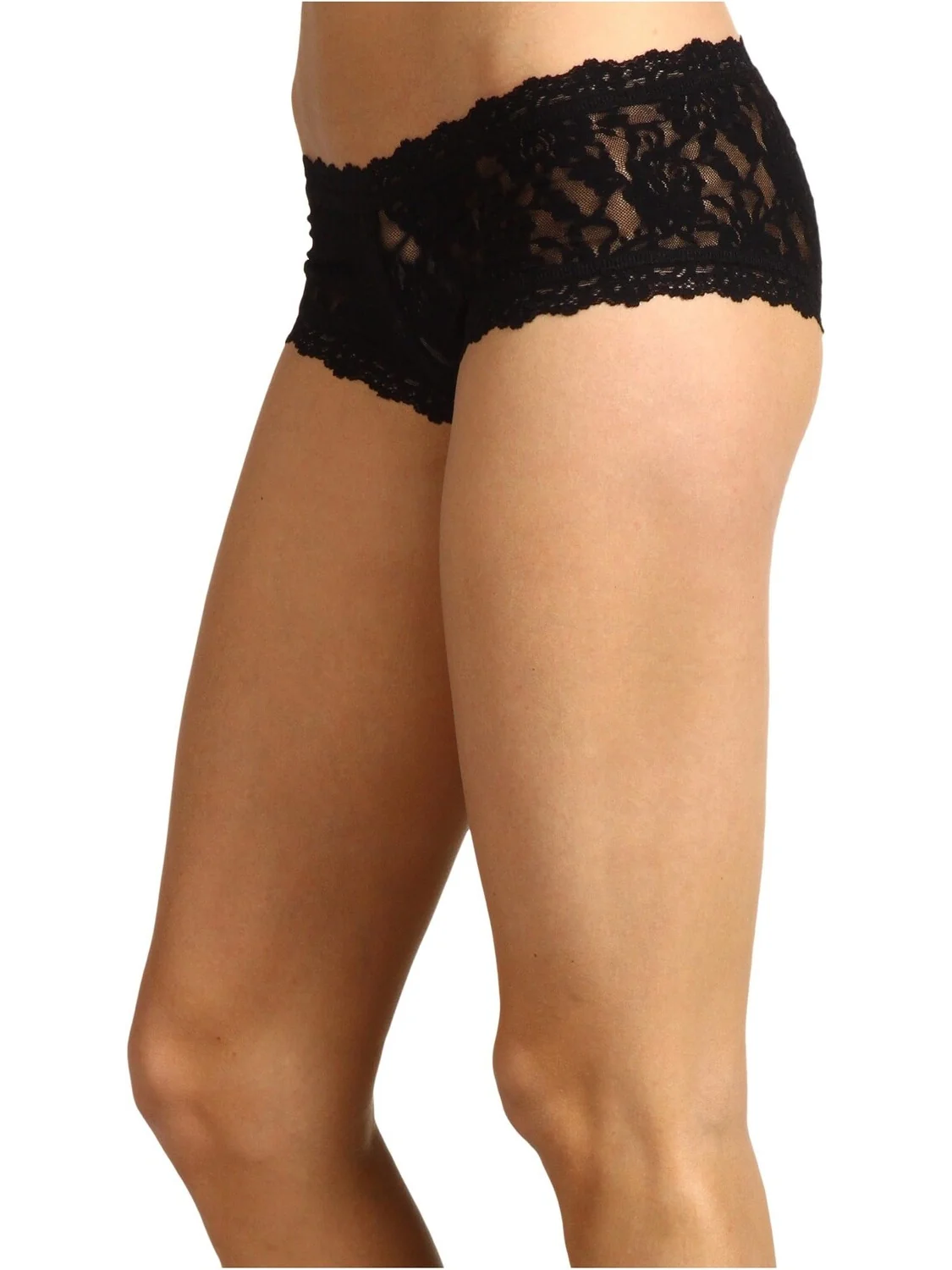 Фирменные кружевные шорты для мальчика Hanky Panky — изображение 2 из 4, черный