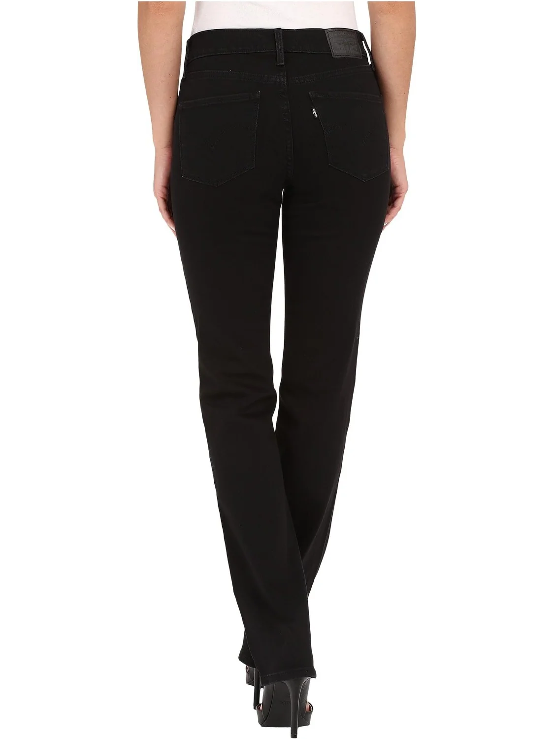 Джинсы Levi's Womens 314 Shaping Straight — изображение 3 из 4, черный