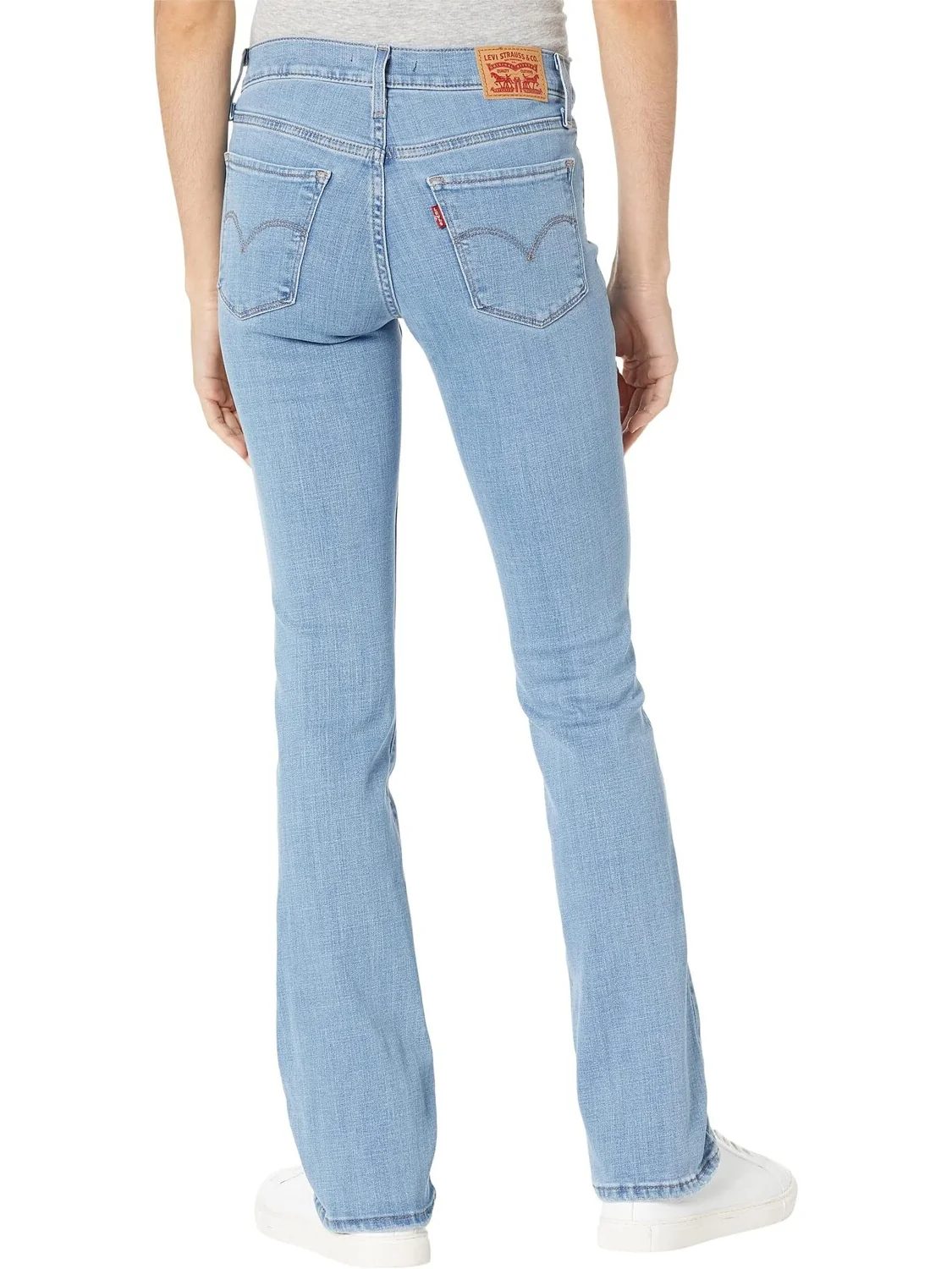 Джинсы Levi's Womens 315 Shaping Bootcut — изображение 2 из 4, синий