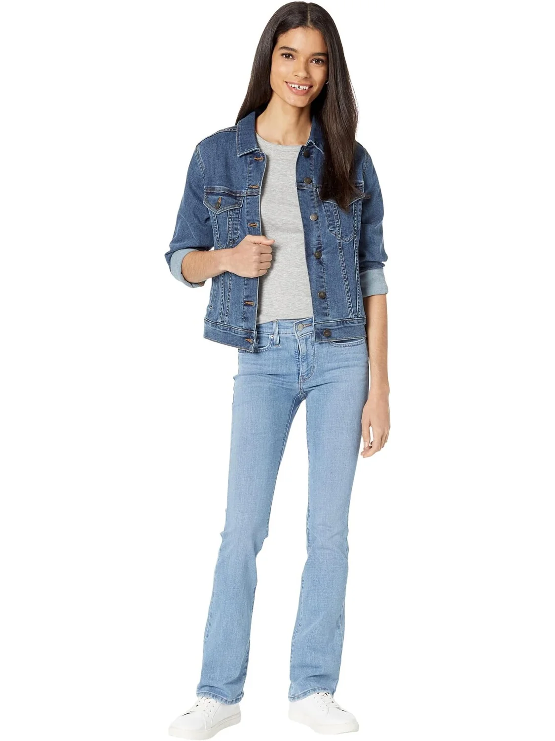 Джинсы Levi's Womens 315 Shaping Bootcut — изображение 4 из 4, синий