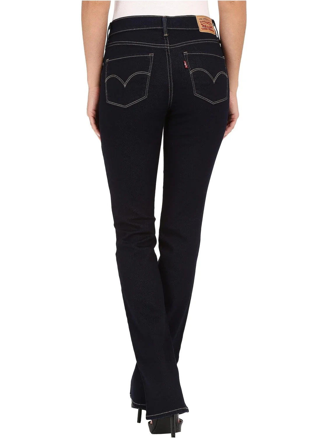 Джинсы Levi's Womens 315 Shaping Bootcut — изображение 3 из 4, голубой