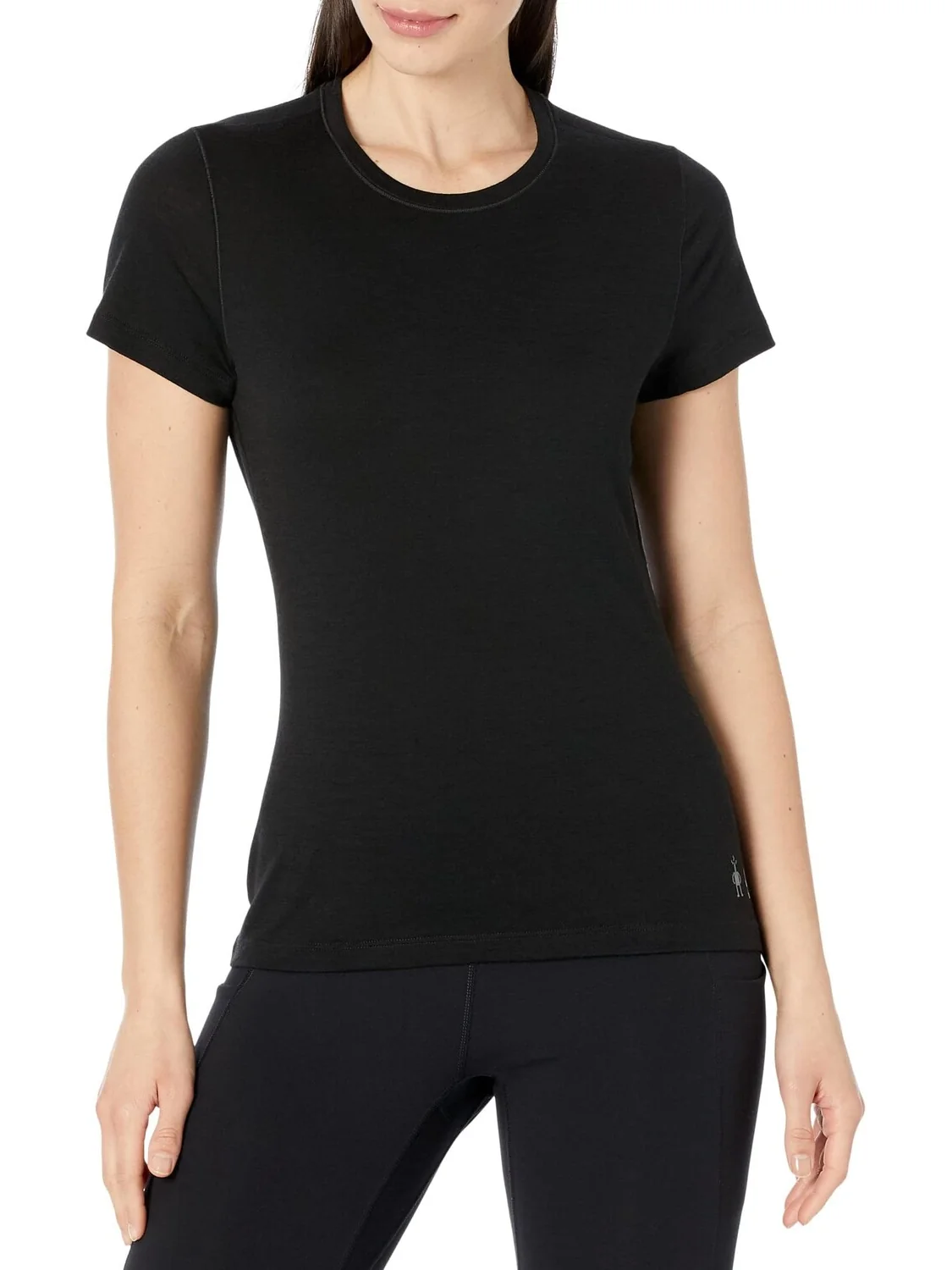 Футболка из мериноса с короткими рукавами Smartwool — изображение 1 из 2, черный