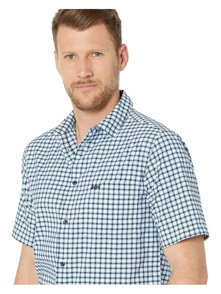 Рубашка Helly Hansen Fjord Quick Dry Short Sleeve Shirt 2.0 — изображение 3 из 3, темно-синий