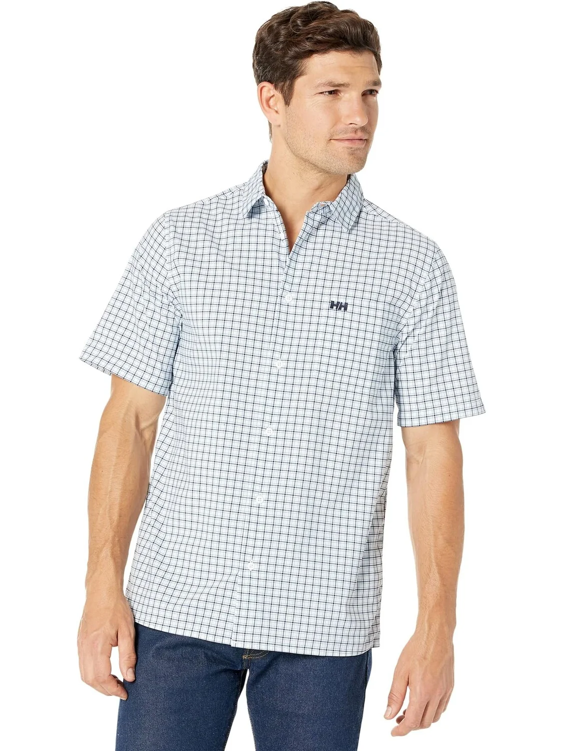 Рубашка Fjord Quick Dry с коротким рукавом 2.0 Helly Hansen — белый