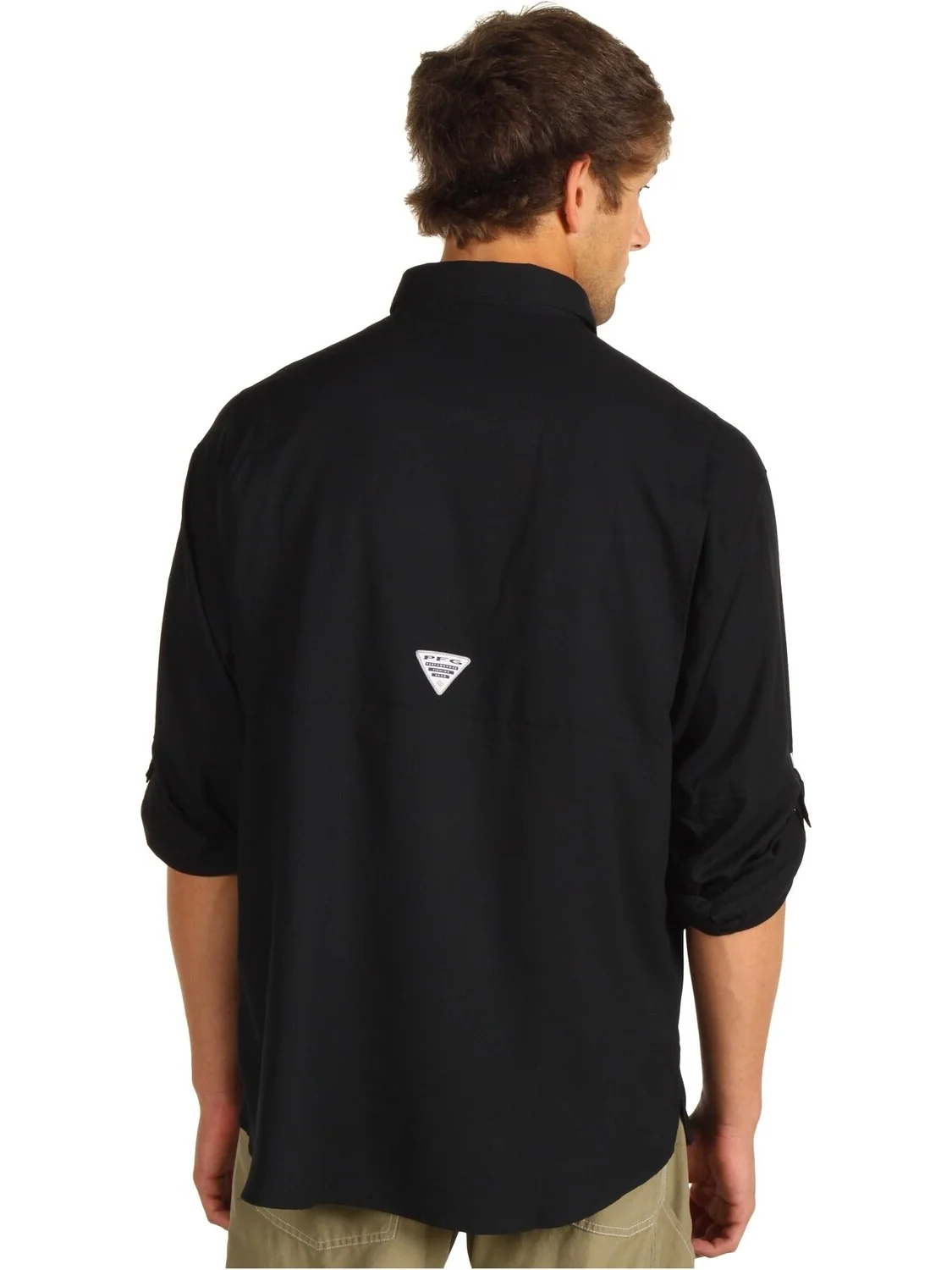 Рубашка Tamiami II L/S Columbia — изображение 2 из 4, черный