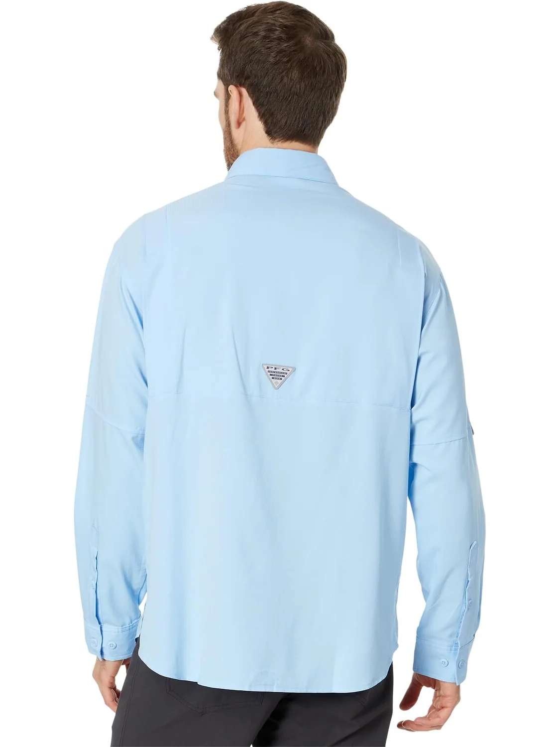 Рубашка Tamiami II L/S Columbia — изображение 2 из 4, голубой