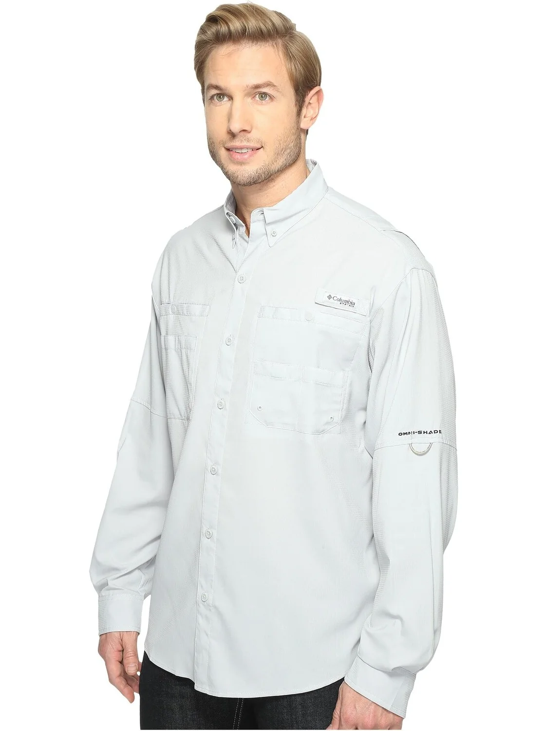 Рубашка Tamiami II L/S Columbia — изображение 2 из 7, серый