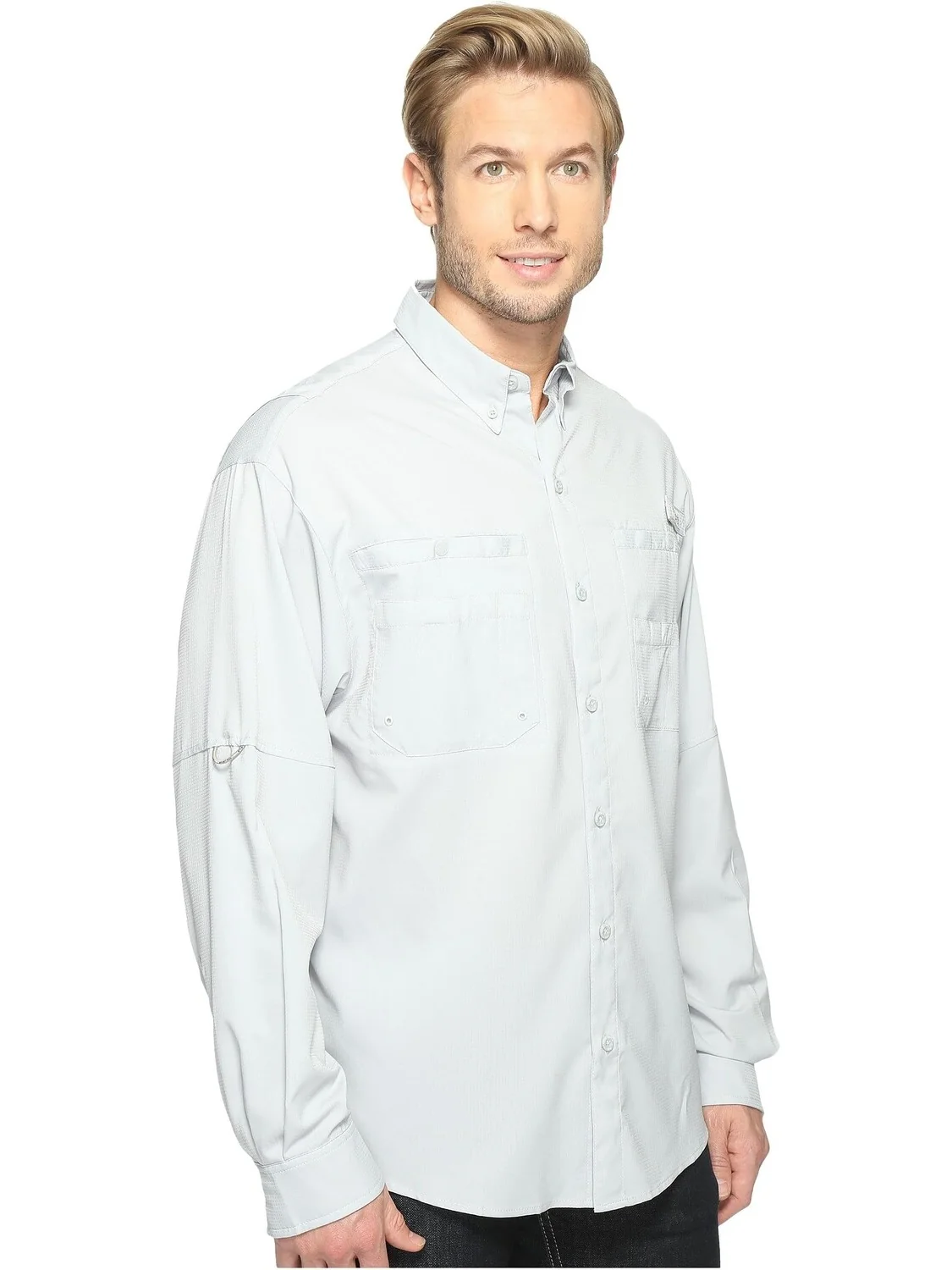 Рубашка Tamiami II L/S Columbia — изображение 4 из 7, серый