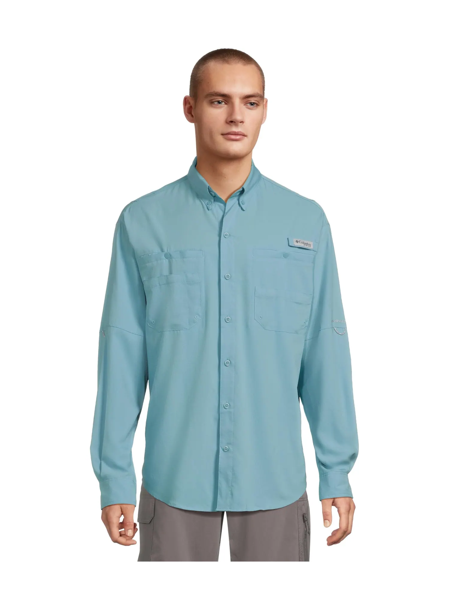 Топ Columbia Tamiami II L/S — изображение 1 из 5, винтажный синий