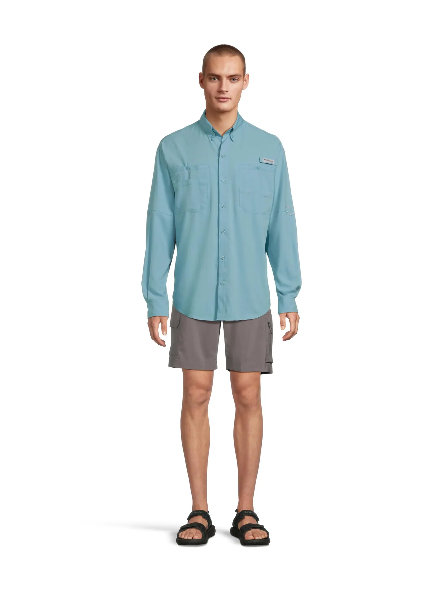 Топ Columbia Tamiami II L/S — изображение 5 из 5, винтажный синий