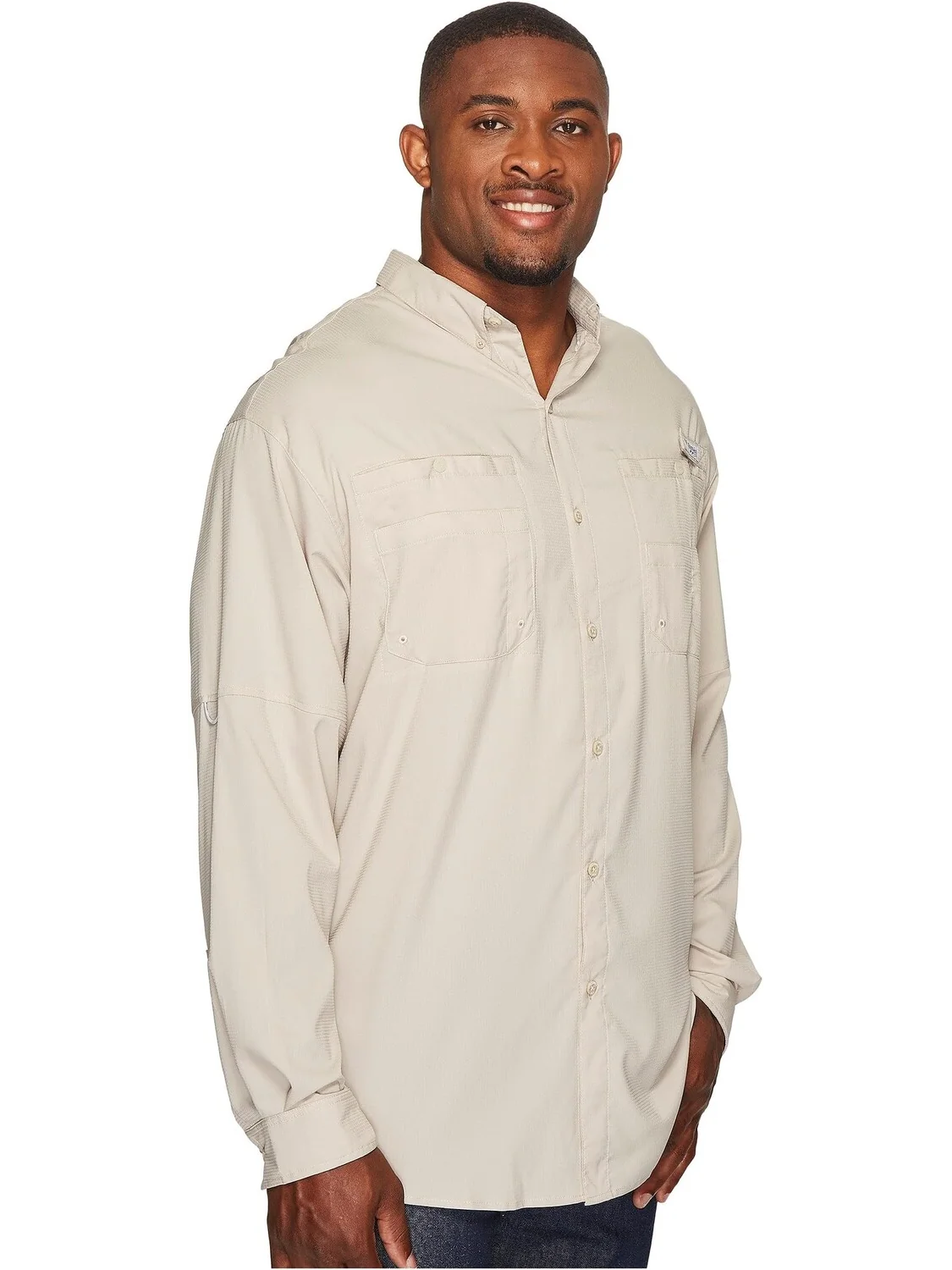 Рубашка Big & Tall Tamiami II L/S Columbia — изображение 3 из 4, окаменевший