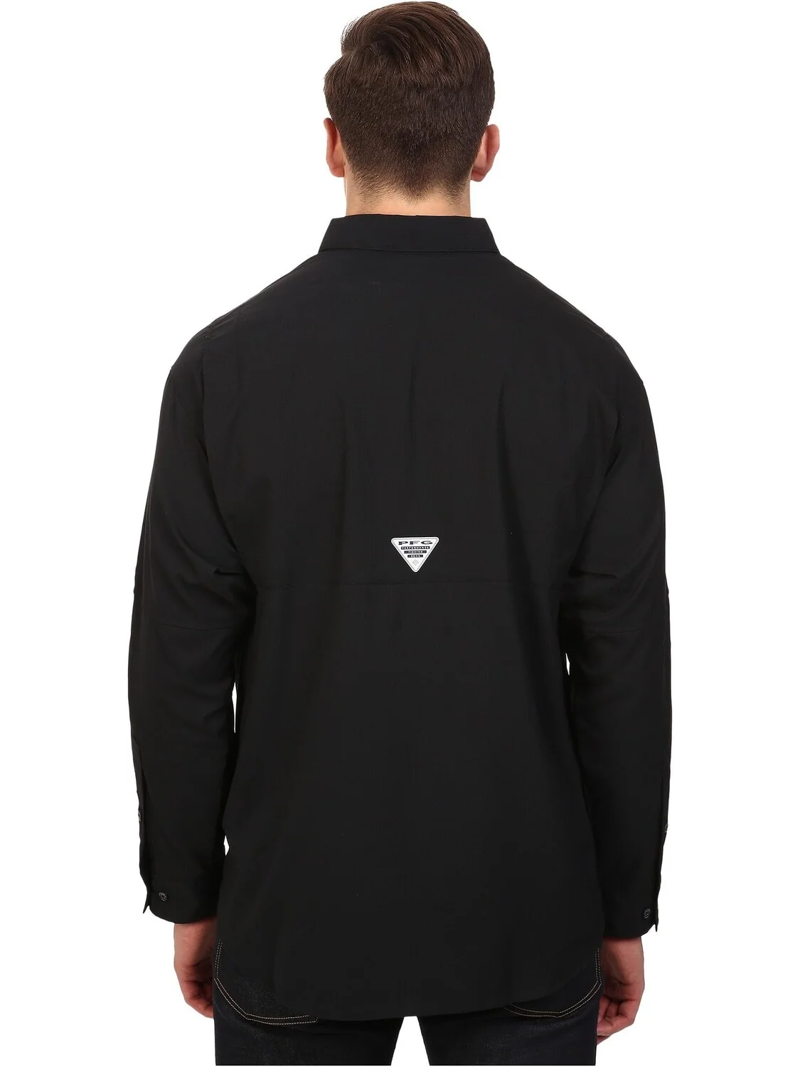 Рубашка Big & Tall Tamiami II L/S Columbia — изображение 3 из 6, черный