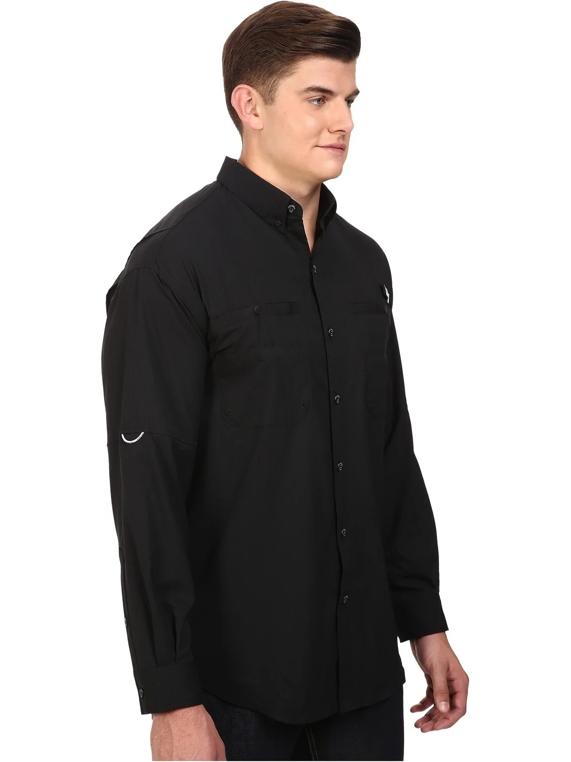 Рубашка Big & Tall Tamiami II L/S Columbia — изображение 4 из 6, черный
