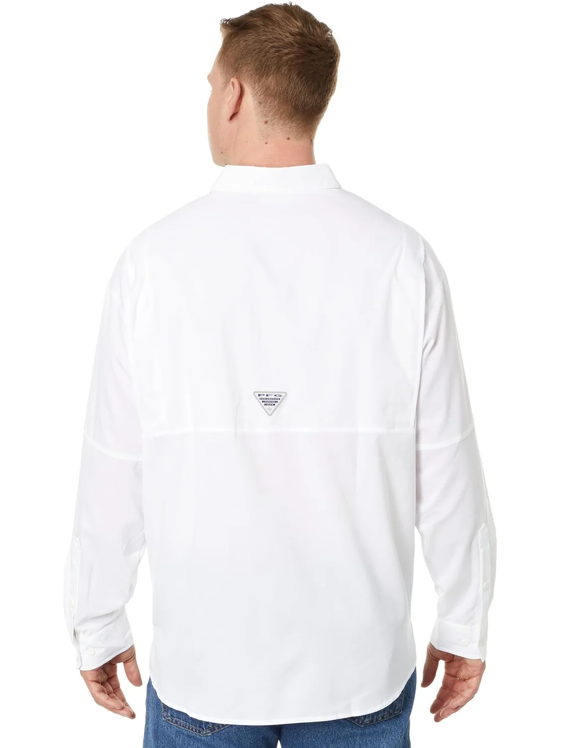 Рубашка Big & Tall Tamiami II L/S Columbia — изображение 2 из 4, белый