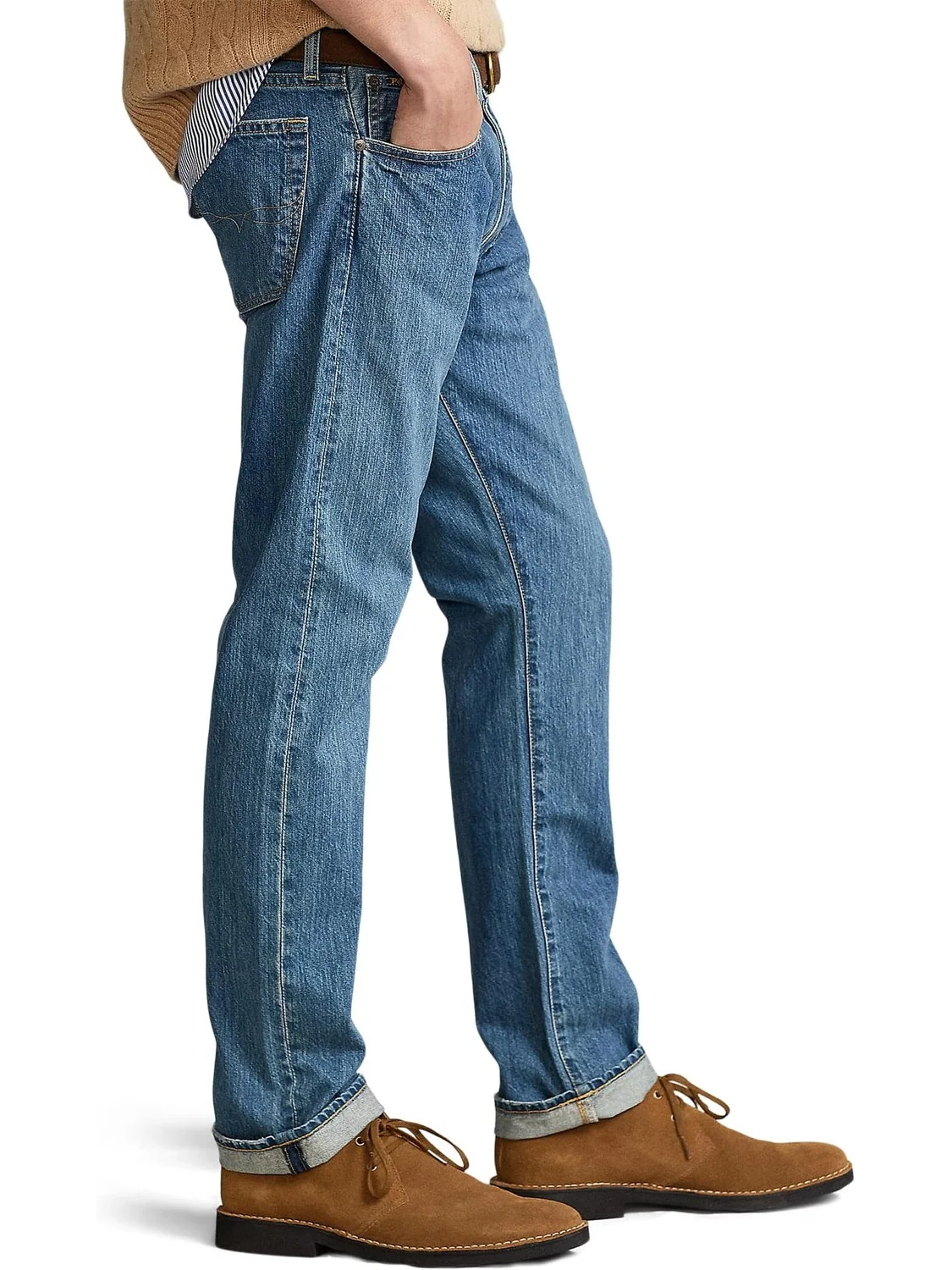Джинсы Varick Slim Straight Jeans Polo Ralph Lauren, цвет Stanton Medium — изображение 3 из 5