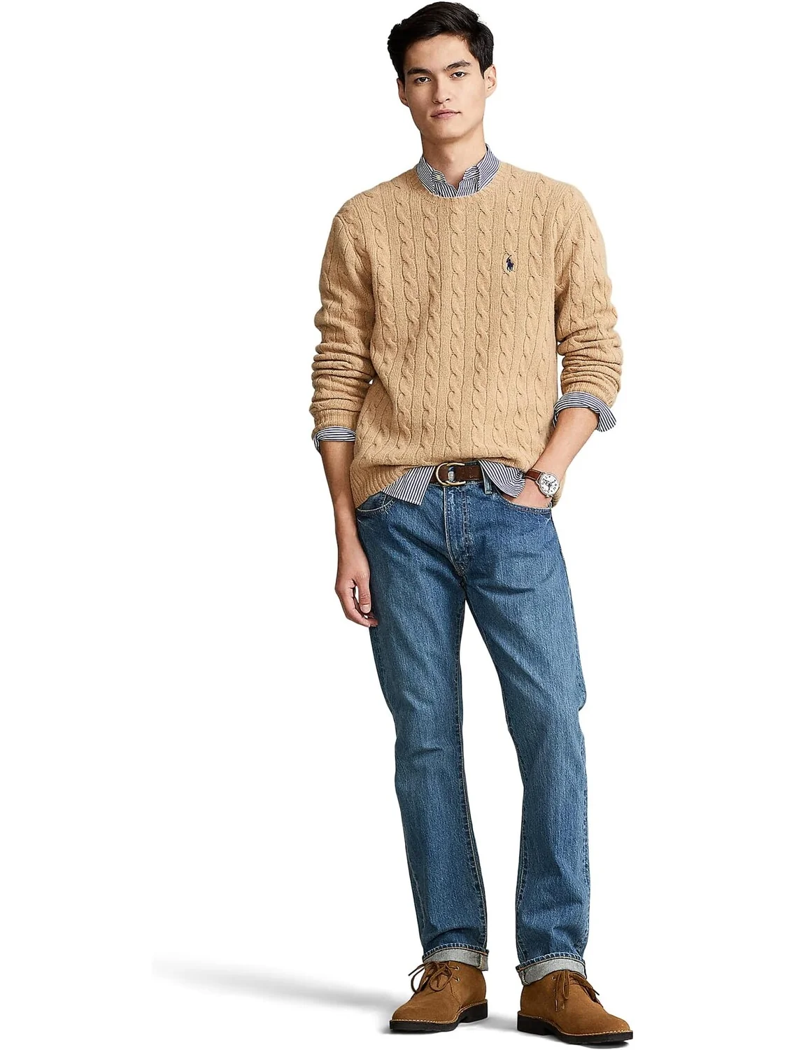 Джинсы Varick Slim Straight Jeans Polo Ralph Lauren, цвет Stanton Medium — изображение 5 из 5