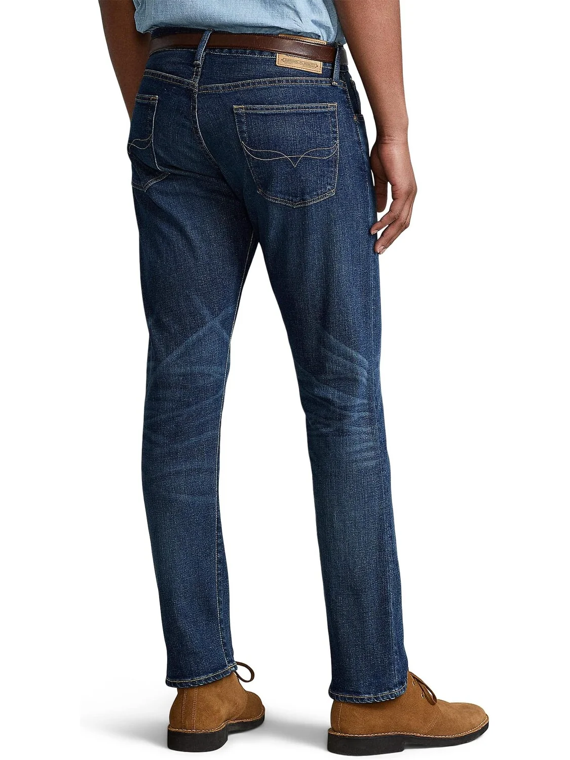 Джинсы Varick Slim Straight Jeans Polo Ralph Lauren, цвет Rockford Medium — изображение 2 из 5