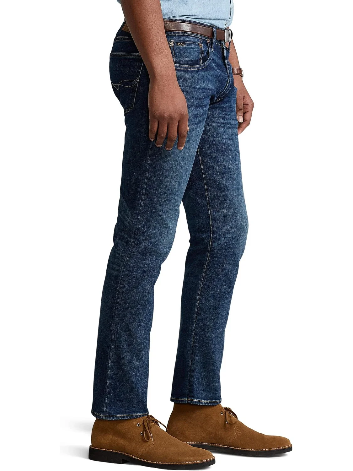 Джинсы Varick Slim Straight Jeans Polo Ralph Lauren, цвет Rockford Medium — изображение 3 из 5