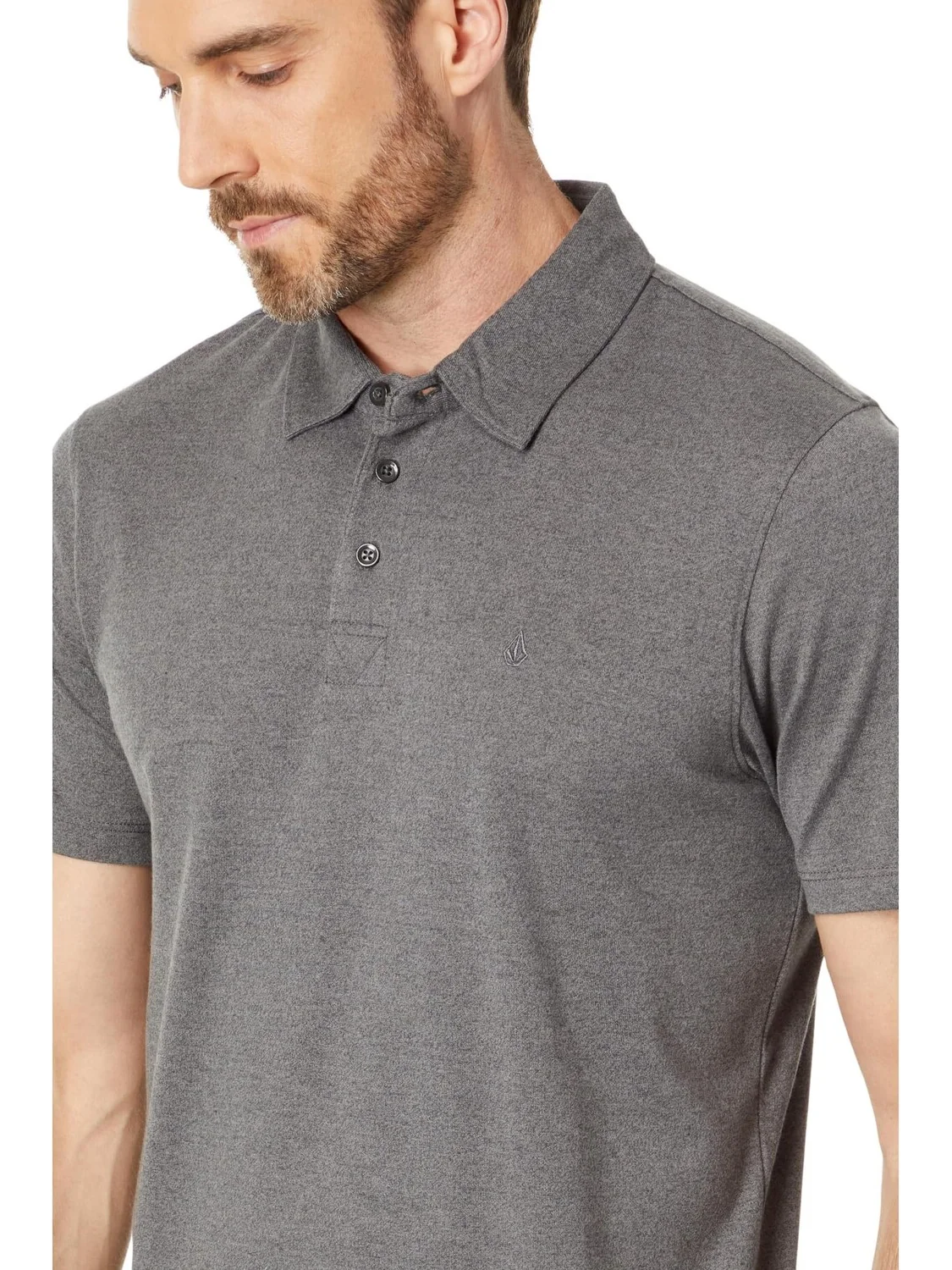 Рубашка-поло Wowzer Polo Volcom, цвет Stealth 2 — изображение 3 из 4