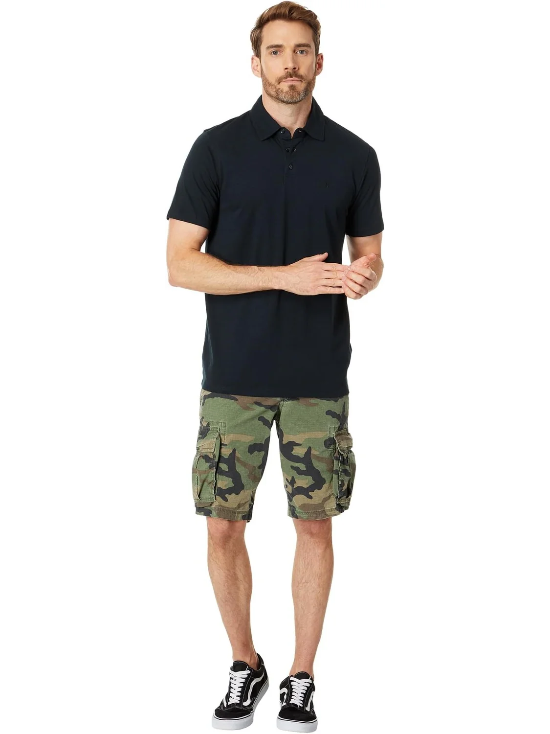 Рубашка-поло Wowzer Polo Volcom — изображение 4 из 4, черный