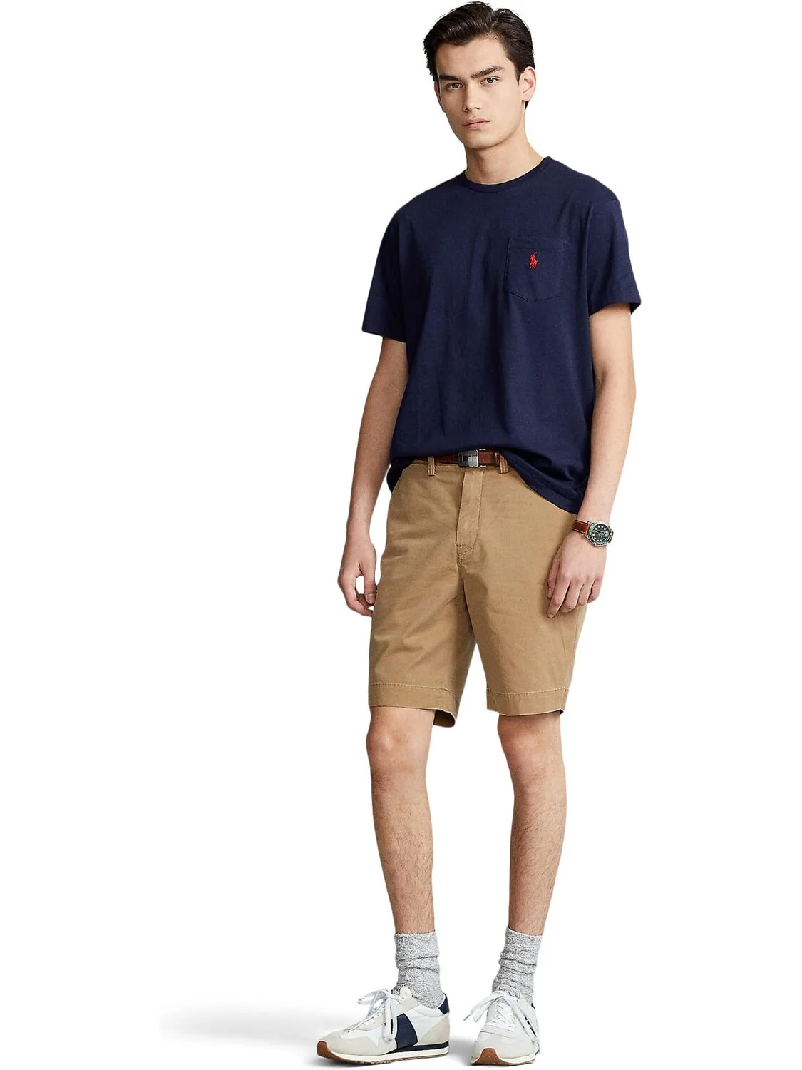 Классическая футболка с карманами Polo Ralph Lauren — изображение 4 из 4, чернильный