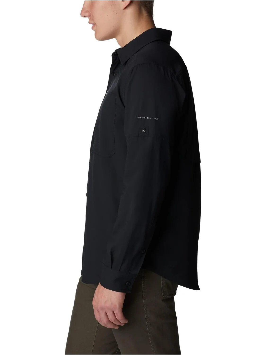 Рубашка Silver Ridge Utility Lite Long Sleeve Columbia — изображение 2 из 3, черный