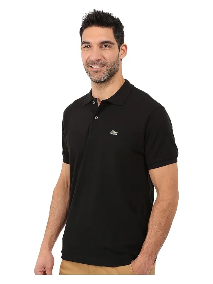 Рубашка-поло Lacoste L1212, классическая — изображение 2 из 3, черный