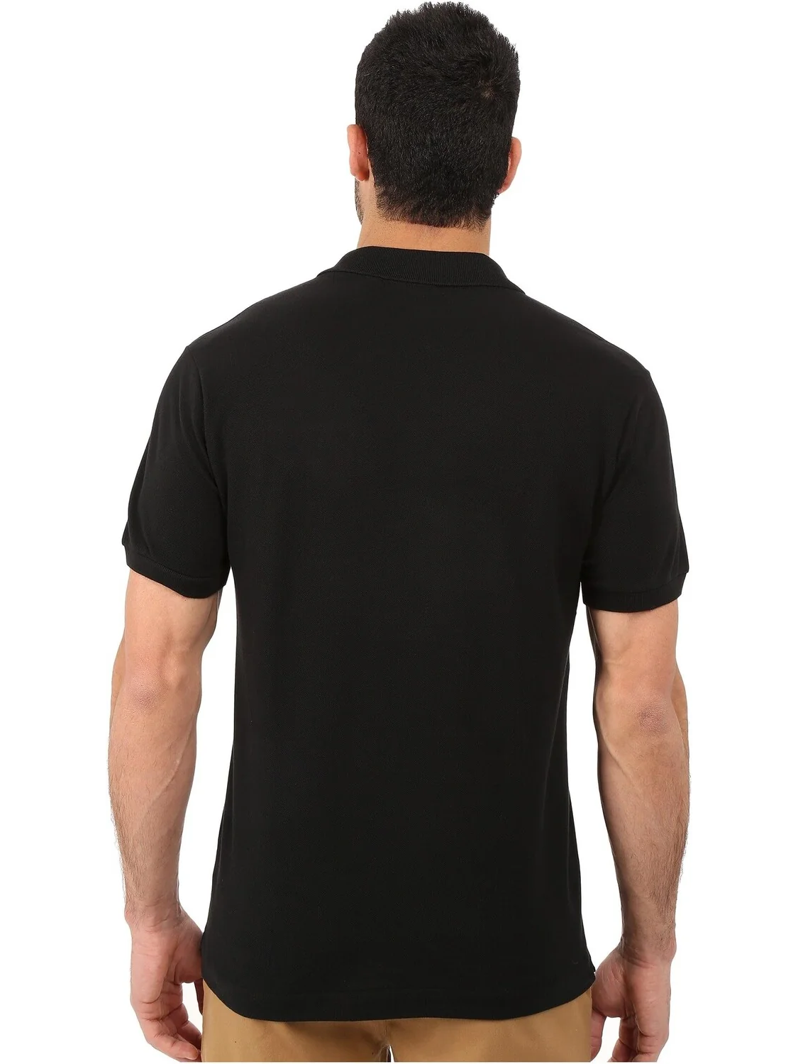 Рубашка-поло L1212 Classic Pique Polo Shirt Lacoste — изображение 3 из 5, темно-синий