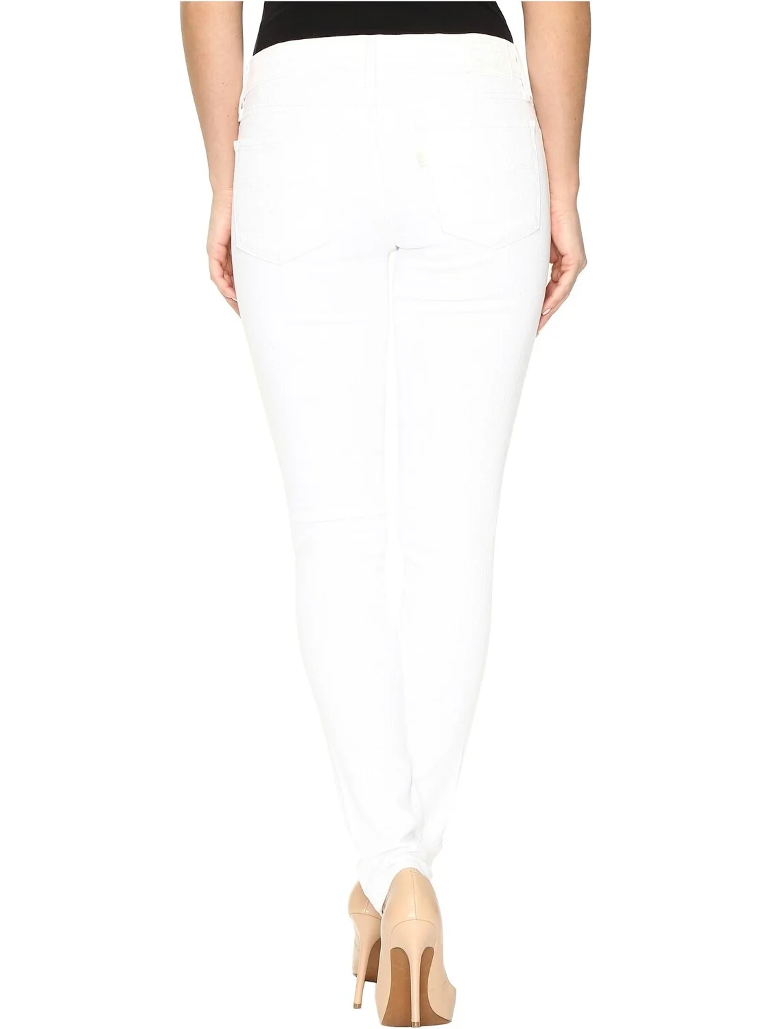 Джинсы Levi's Womens 711 Skinny — изображение 3 из 4, белый