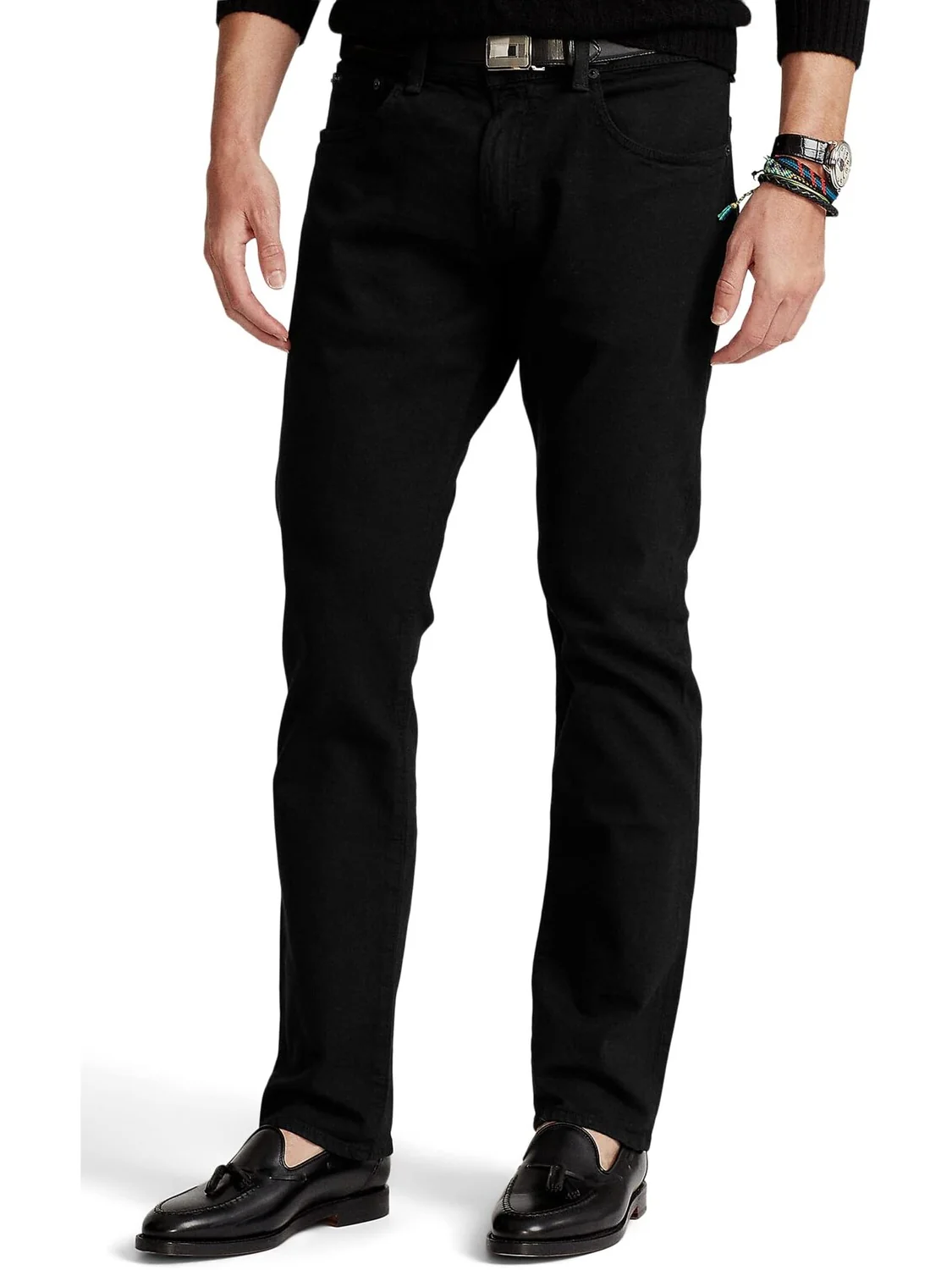 Джинсы Varick Slim Straight Jean Polo Ralph Lauren — черный