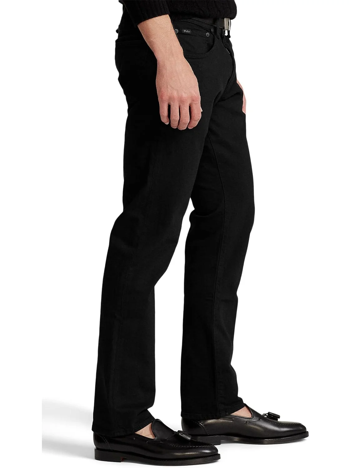 Джинсы Varick Slim Straight Jean Polo Ralph Lauren — изображение 3 из 6, черный