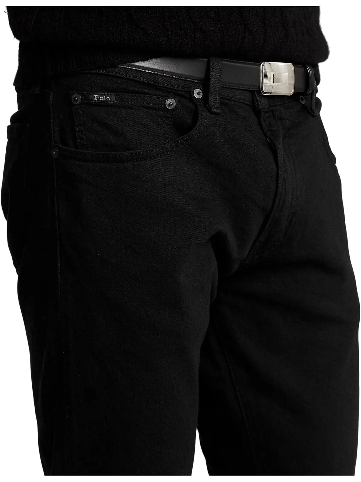 Джинсы Varick Slim Straight Jean Polo Ralph Lauren — изображение 4 из 6, черный