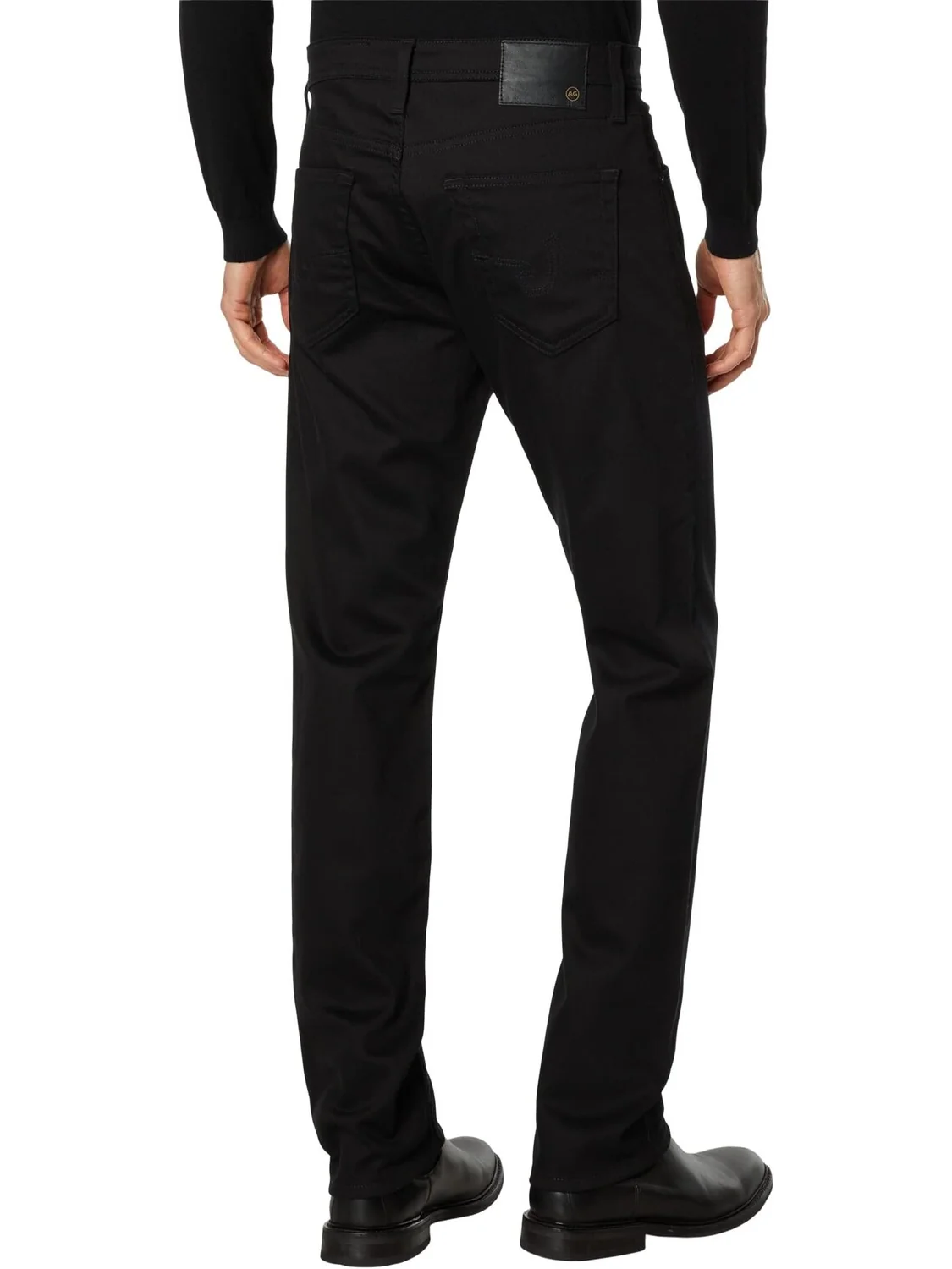 Джинсы Everett Slim Straight Fit Jeans in Fathom AG Jeans — изображение 2 из 4, серый