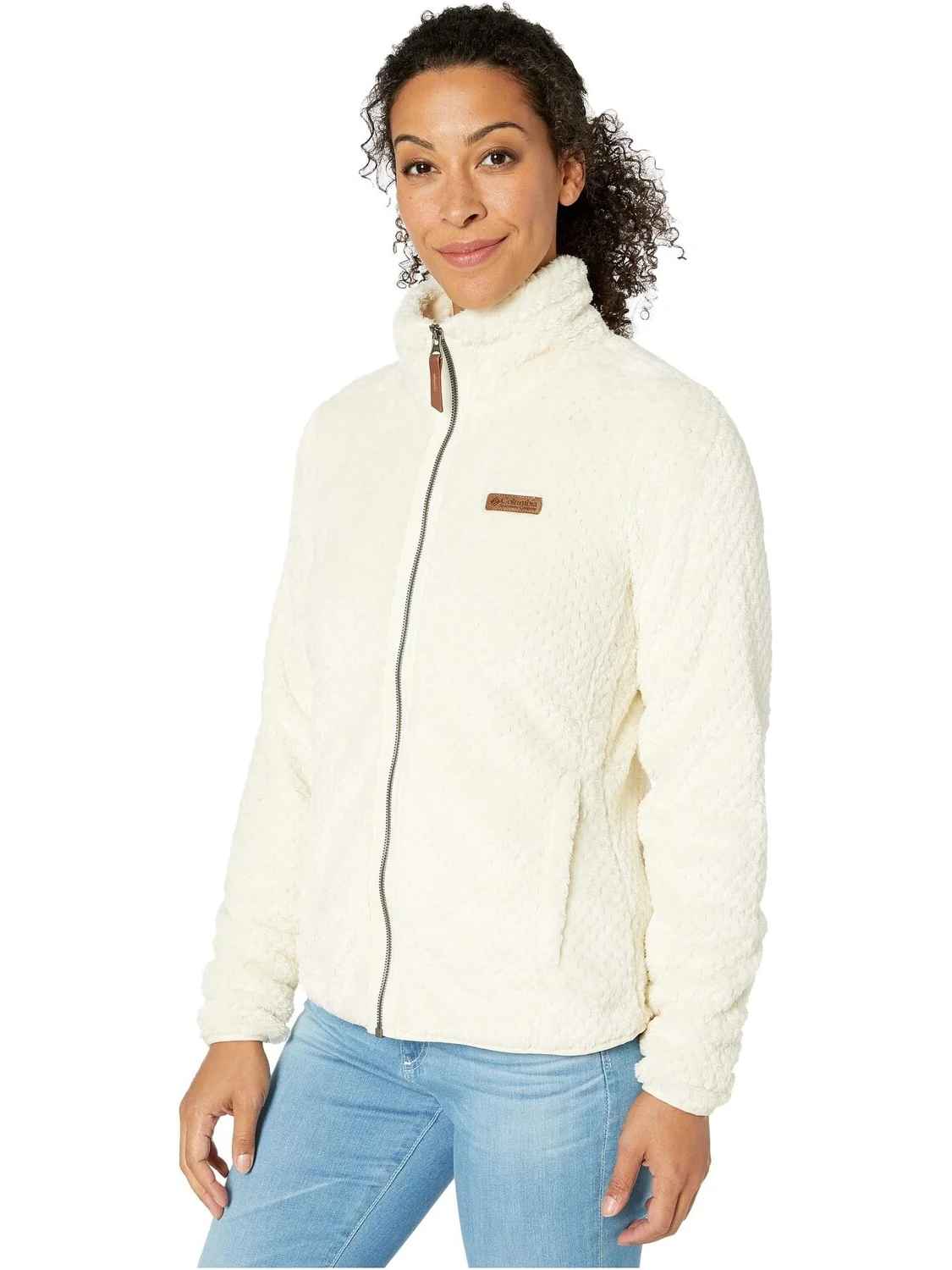 Куртка Fire Side II Sherpa Full Zip Columbia — изображение 2 из 5, мел