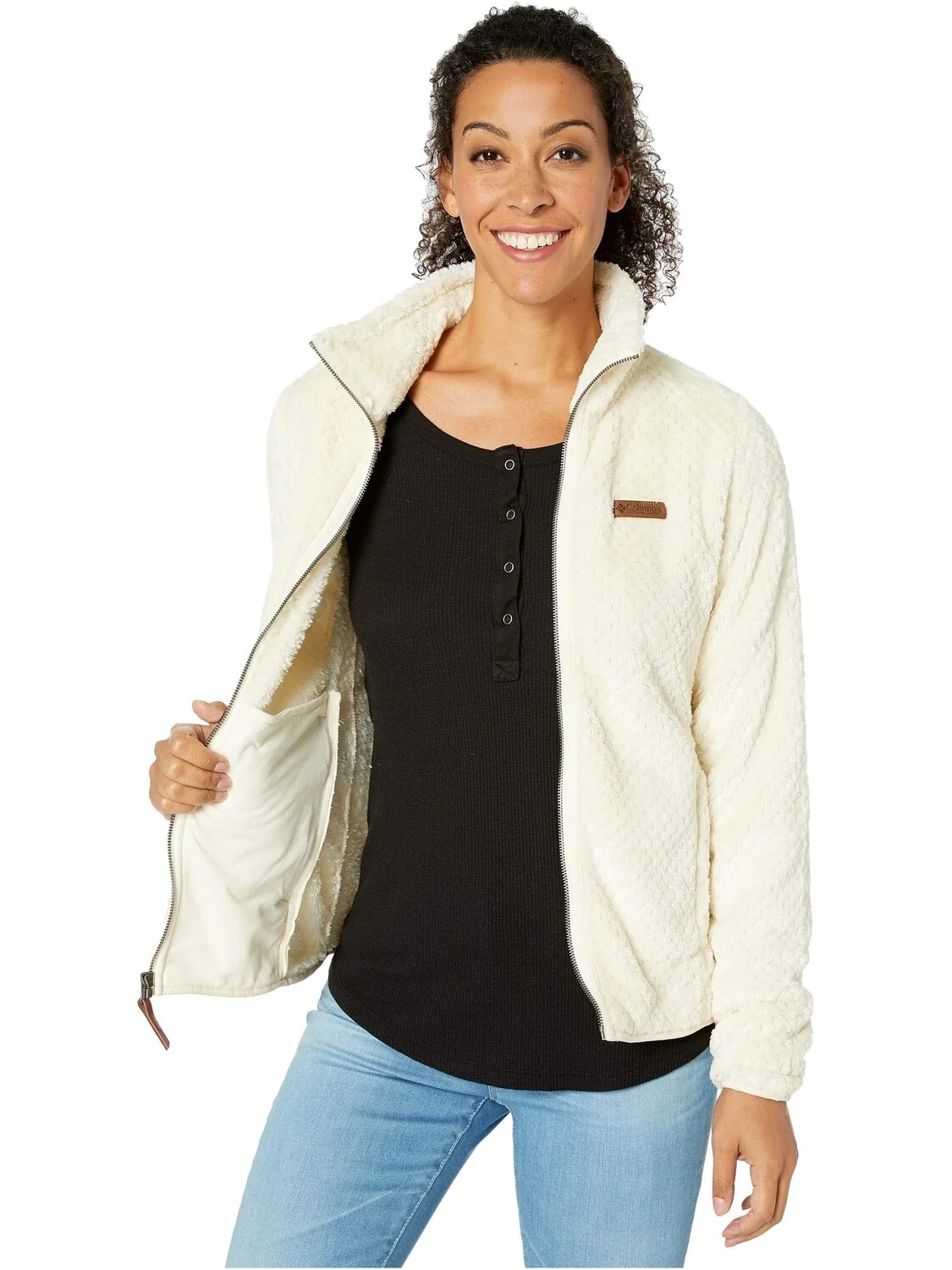 Куртка Fire Side II Sherpa Full Zip Columbia — изображение 5 из 5, мел