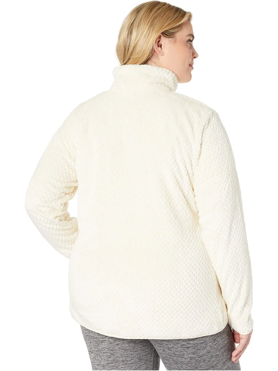 Куртка Plus Size Fire Side II Sherpa Full Zip Columbia — изображение 3 из 5, мел